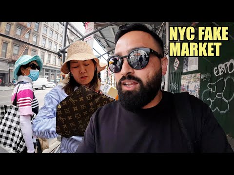 The MOST DANGEROUS Market in America 🇺🇸 NYC Canal Street