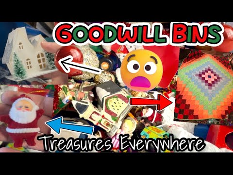 I Found BEAUTIFUL Quilts Today Thrifting at the Goodwill Bins | Spent $33 Total 