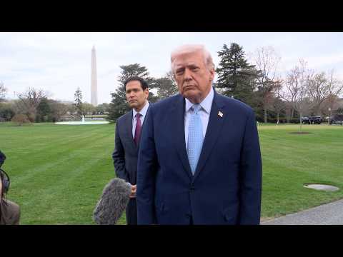 President Trump Gaggles with Press Before Departing the White House, Mar. 20, 2026