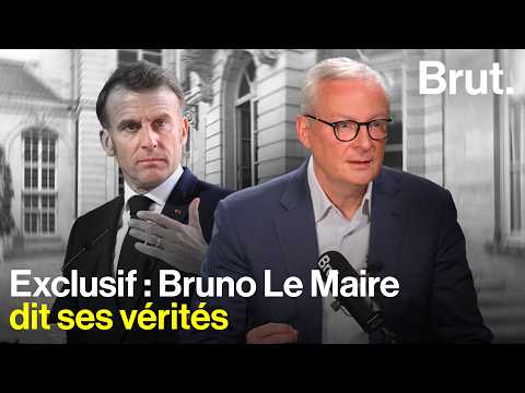 Bruno Le Maire's full interview on Brut, in the midst of a political crisis.