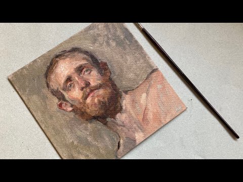Oil painting demo - tiling paint and style v.s accuracy