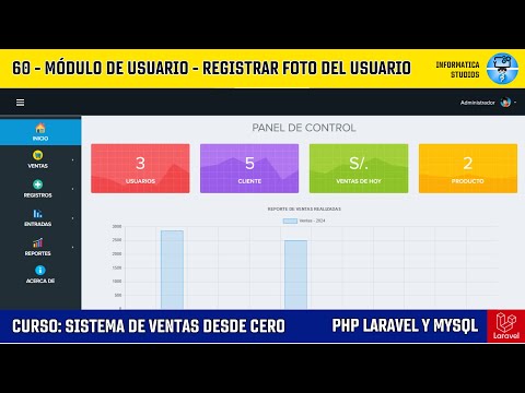 60. Register user photo - Sales System made in PHP LARAVEL and MYSQL #laravel