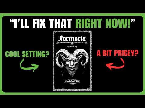 Formoria: Shadowdark RPG Setting First Impressions (Human-Centric Dark Ages Setting)