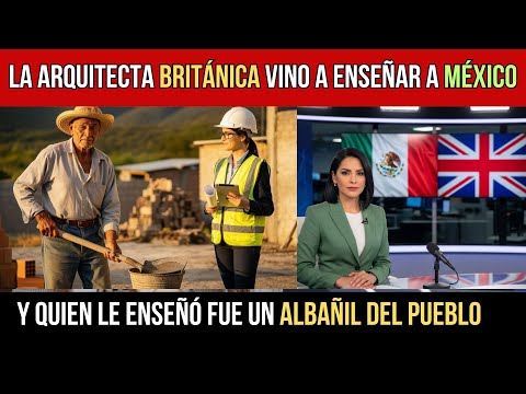 Al llegar a MÉXICO, Arquitecta Británica descubrió que un albañil superaba a ingenieros