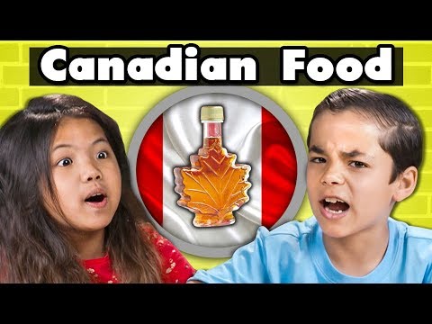 KIDS EAT CANADIAN FOOD | Kids Vs. Food