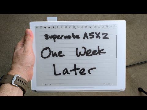 7 Observations After 7 Days with the Supernote A5X2 Manta