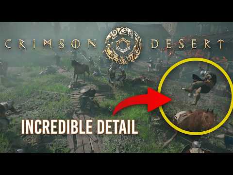 I watched the new features video in 0.25x...here's what I found (Crimson Desert)