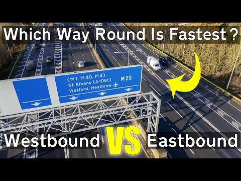 M25 - EASTBOUND VS WESTBOUND - Which Way Is Fastest?
