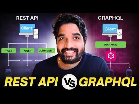 REST API vs GraphQL - The Honest Comparison You need to Understand! Explained in Hindi | Day 61/100
