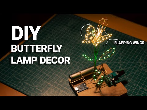 Satisfying DIY Butterfly Lamp | Relaxing Motion 🦋✨
