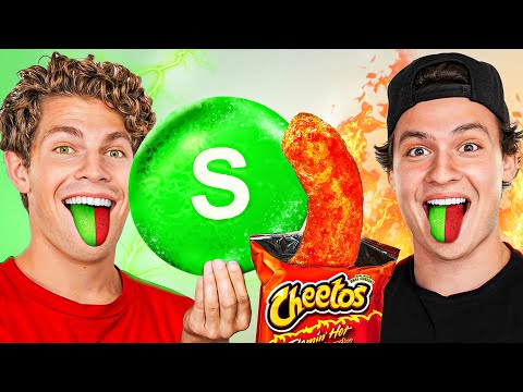 Spicy vs Sour Food Challenge!
