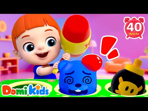 歡樂打地鼠🐹 | 趣味敲擊遊戲🎯 | 寶寶手眼協調 | 幼兒益智啟蒙 | 親子互動兒歌🎵 | 寶貝多米益智