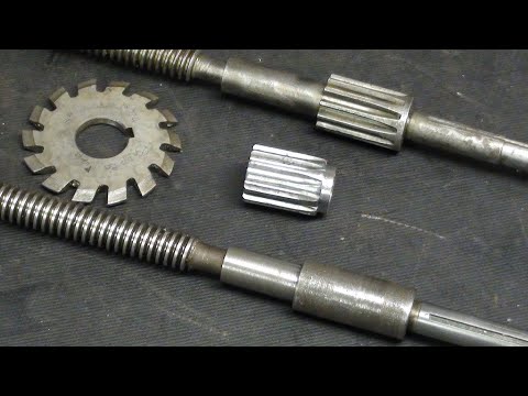 Cutting a Gear for SB Crossfeed #804 part 2 tubalcain lathe