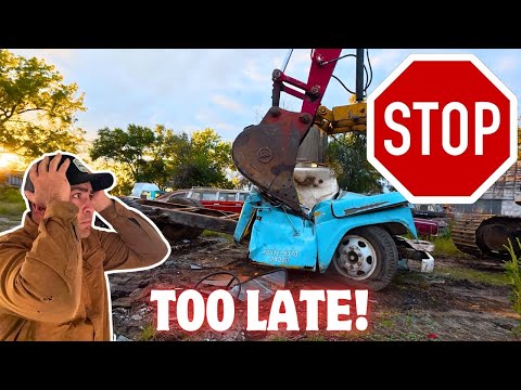 Doing my Best to RESCUE Vintage Cars & Trucks from the CRUSHER! How Many will Survive?