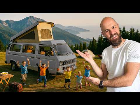 Kampovanje na MORU sa decom | 2 Porodice, 2 Kombija i najbolji KAČAMAK