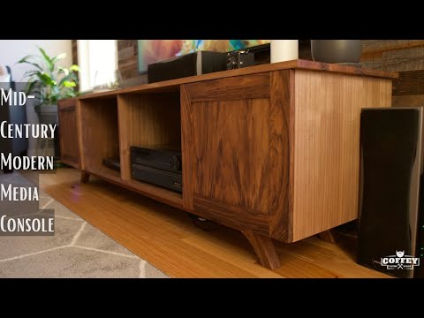 Mid Century Modern Media Console