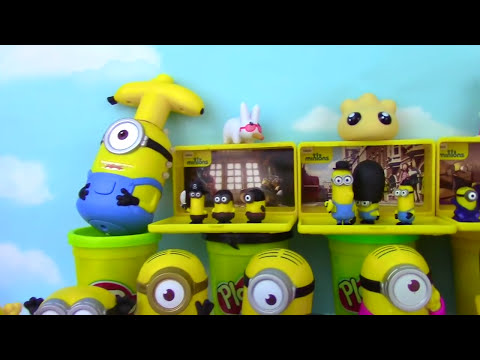 MINIONS Movie Surprise Play Doh Cake!! Funko Mystery Mini Blind Boxes!