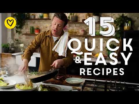 15 Easy, Quick & Super Tasty Recipes To Cook For Dinner | Jamie Oliver
