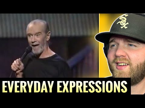 I can never use these expressions again now 😂| George Carlin- Everyday Expressions (Reaction)