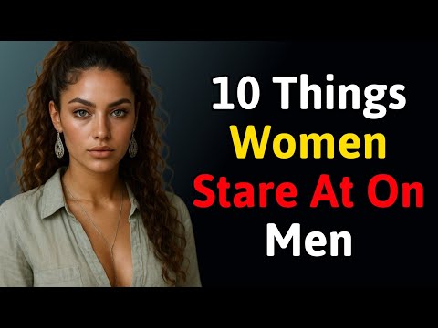 10 Things Women Secretly Stare At On Men | Dark Male Psychology & Attraction Triggers