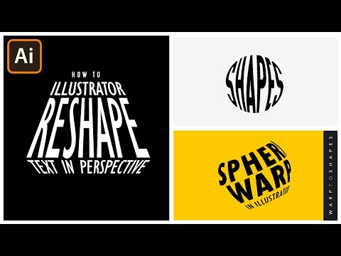 Warp Text in Adobe Illustrator | Make To Top Object | Graphic design