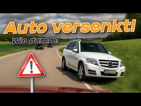 Kamikaze driver, sidestepping and braking on the highway | #GERMAN #DASHCAM | #309