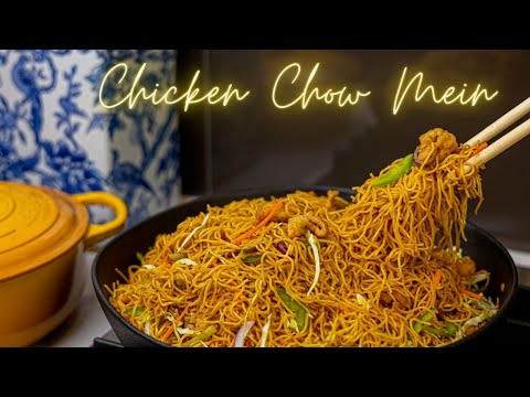 How to make the best Chicken Chow Mein of your life! | ASMR Video