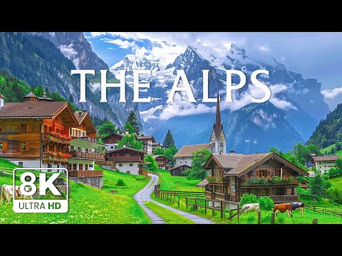 The Alps 8K | Unreal Beauty of Switzerland, Italy & Austria – Scenic Mountains & Crystal Lakes