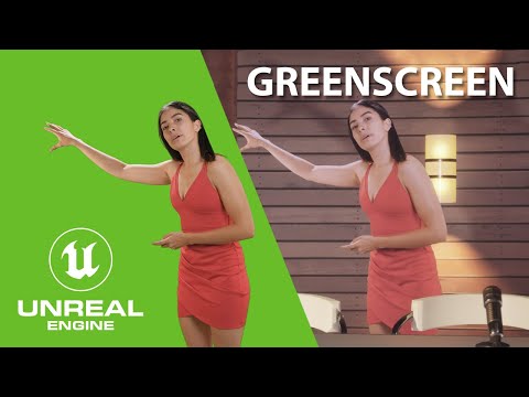 Unreal Engine 5.6 - How To Add Greenscreen Footage - Tutorial