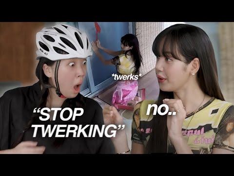 lisa and youngji being a total MESS