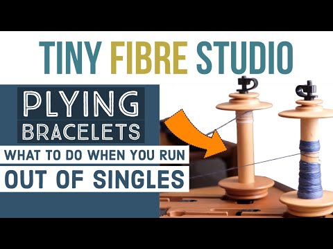 Plying Bracelets (Andean Plying) — what to do when you run out of singles!