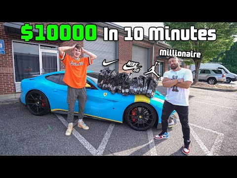 I Gave A Multi-Millionaire 10 Minutes To Spend $10,000... (OF MY MONEY!)