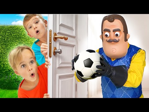 A fun story with an angry neighbor and other kids' adventures!