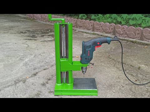 I built this drilling machine myself – its performance is amazing!