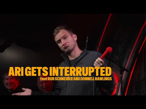 Ari gets interrupted by Donnell and with the help of Rob Schneider the funniest interview happens.