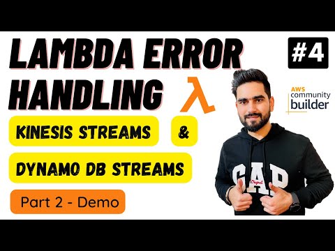 Lambda Error Handling features for Kinesis Data Streams and DynamoDB | Kinesis Error Handling Demo