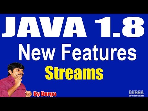 Java 1.8 New Features : Streams by durga sir