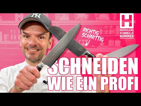 Schneiden lernen mit Steffen Henssler – schnell & einfach erklärt