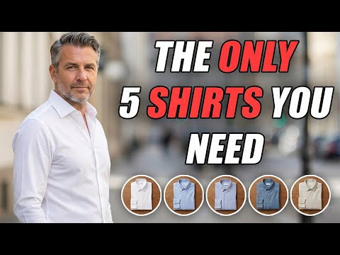 The Only 5 Shirts You Need: A Minimalist Wardrobe for Men Over 50