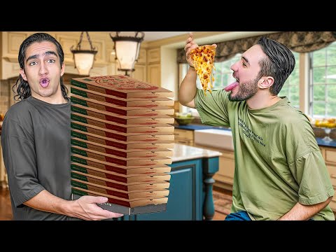 گرون ترین و ارزون ترین پیتزارو خوردیم🍕🤐