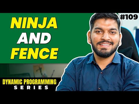 Lecture 109: Painting Fence Algorithm || DP Series