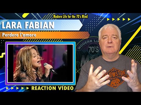 Lara Fabian "Perdere l'amore" REACTION VIDEO Amazing! Complete Loss For Words!