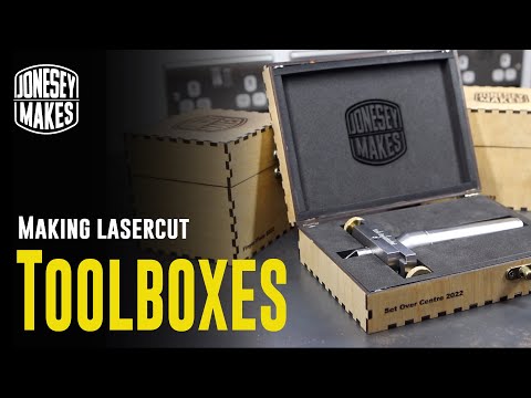 Making custom toolboxes using a laser engraver