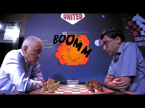 GARRY KASPAROV VS VISWANATHAN ANAND || World Blitz Chess
