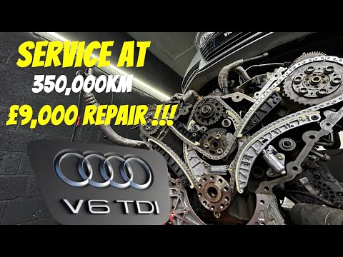 Audi 3L TDI Timing Chain Replacement, Expensive Service