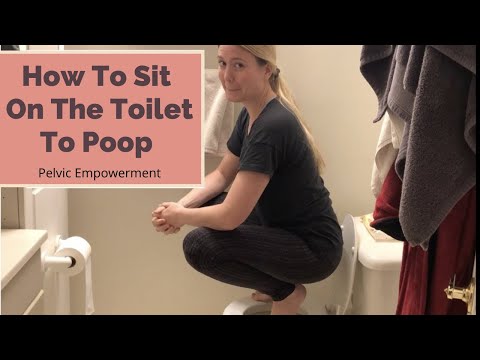 How To Sit On The Toilet To Poop & Why! Proper Pooping Posture Review 💩