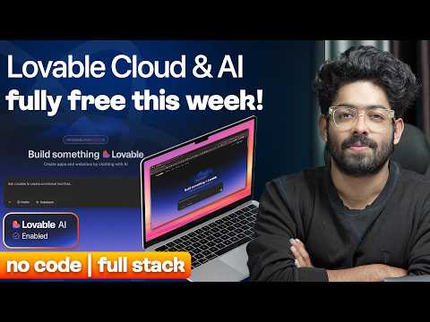 Lovable Cloud & AI (FREE): Build Full Stack Apps In A Single Prompt | Forget Supabase!