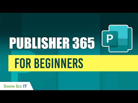 Microsoft Publisher 365 for Beginners Training Tutorial