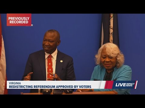 Virginia Democratic lawmakers on the redistricting amendment's approval