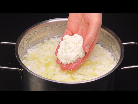 Kaufen Sie keinen Käse! 1 kg Käse aus 2 Zutaten in nur 5 Minuten!